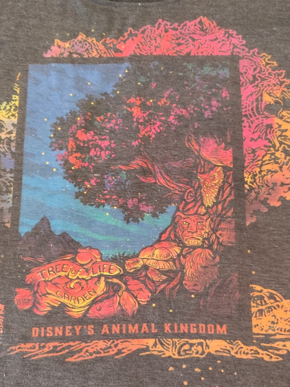 Disney Animal Kingdom Tee - Pink, Blue, Yellow